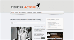 Desktop Screenshot of deveniracteur.fr