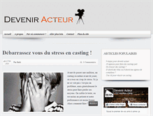 Tablet Screenshot of deveniracteur.fr